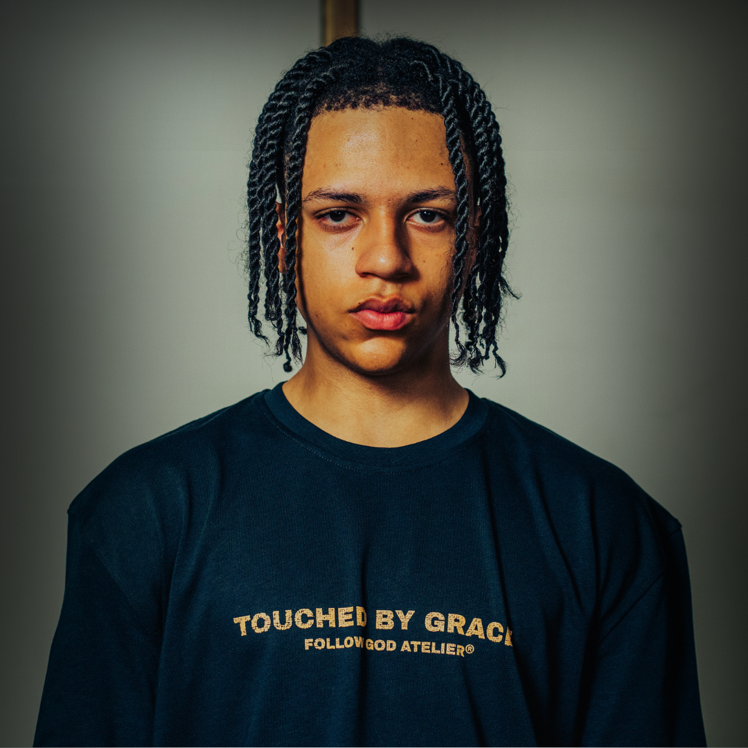 Touched by Grace Black Tee