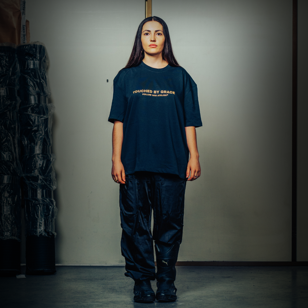 Touched by Grace Black Tee