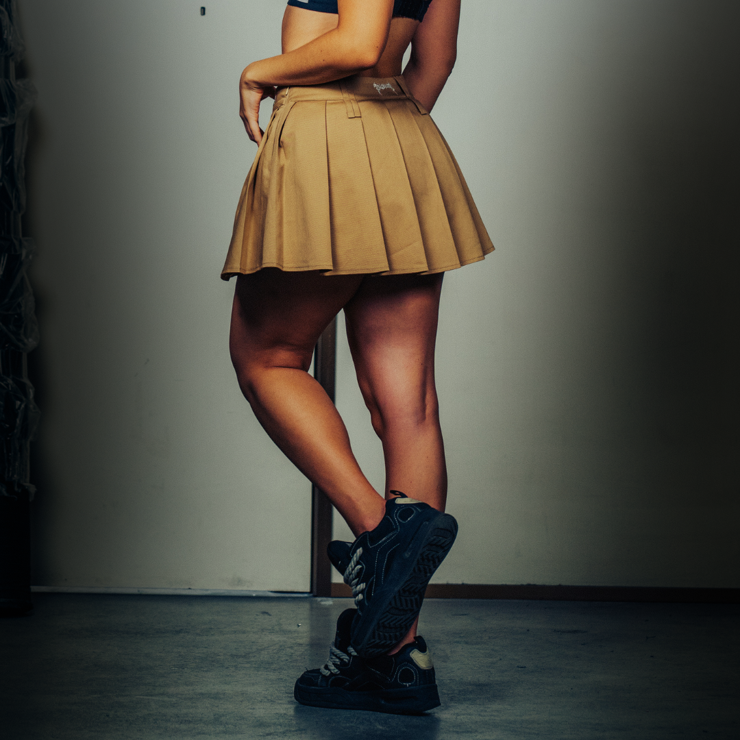 Lilith mini skirt Brown Camel