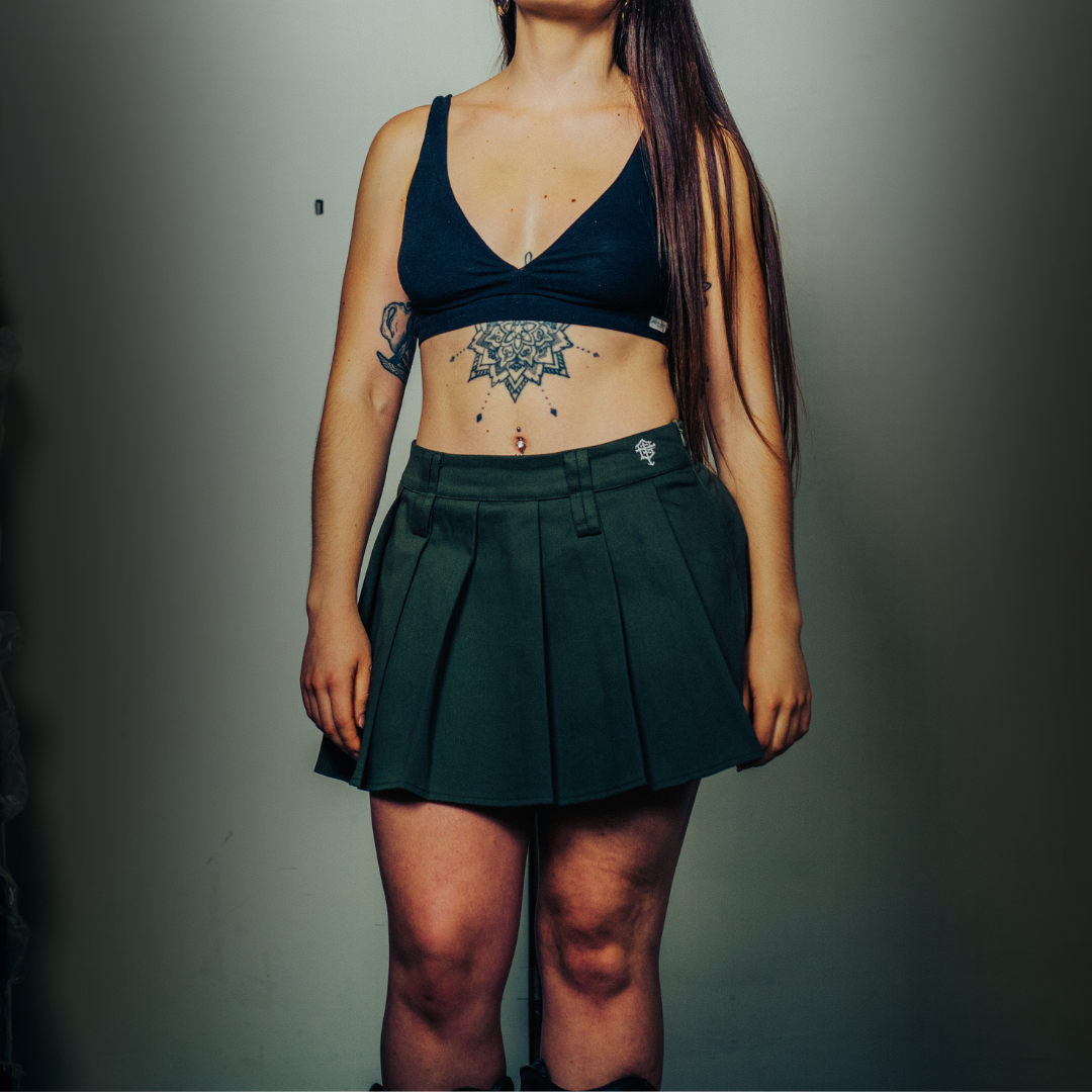 Lilith mini skirt Green Olive