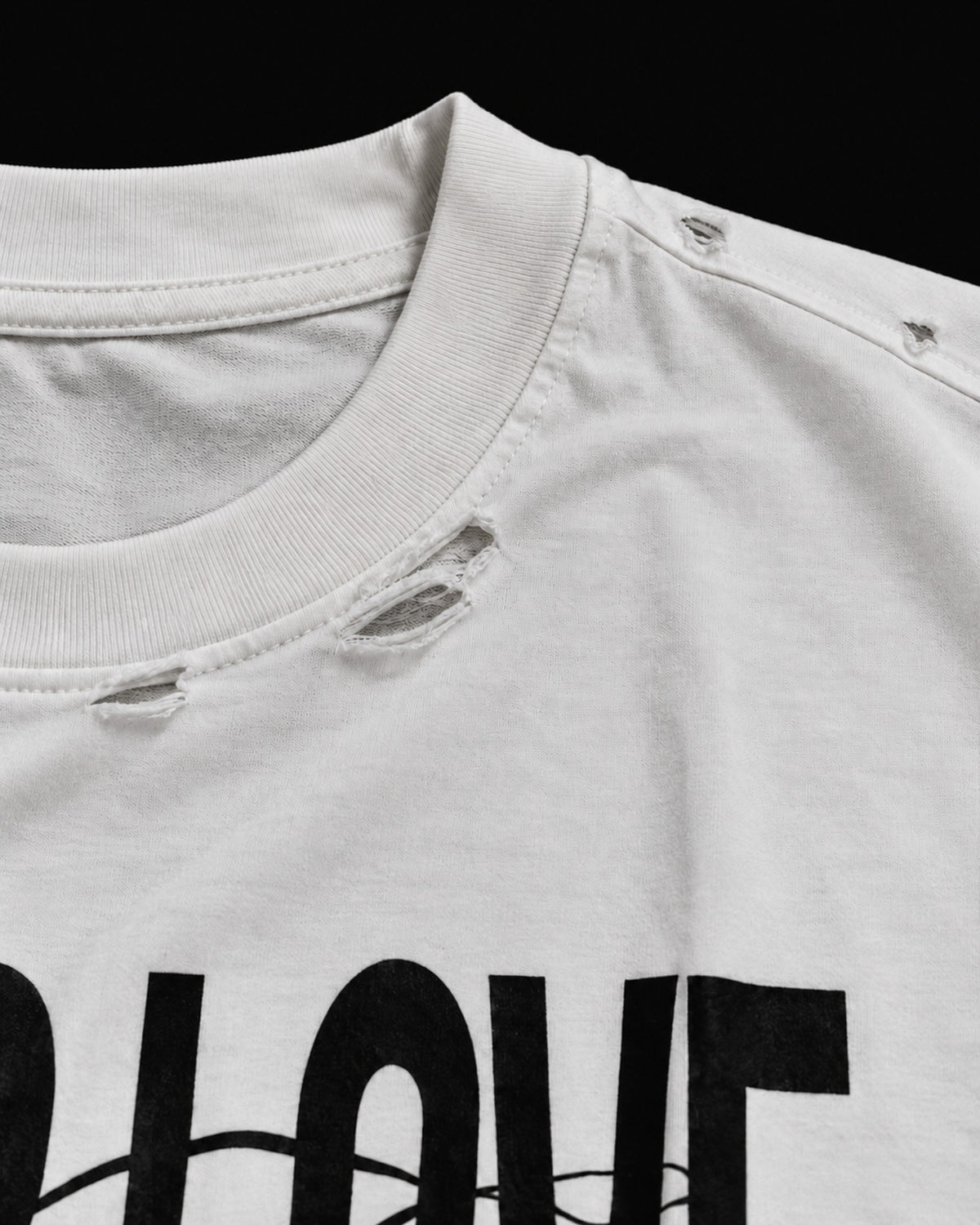 TIME2LOVE Distressed Tee