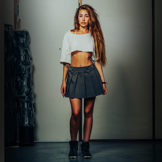 Lilith mini skirt Brown Chocolate